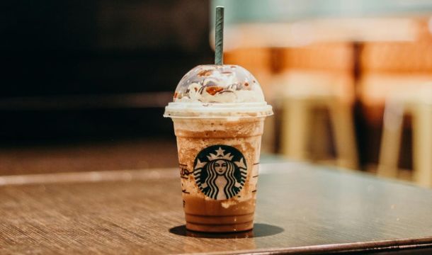 starbucks drink on a table