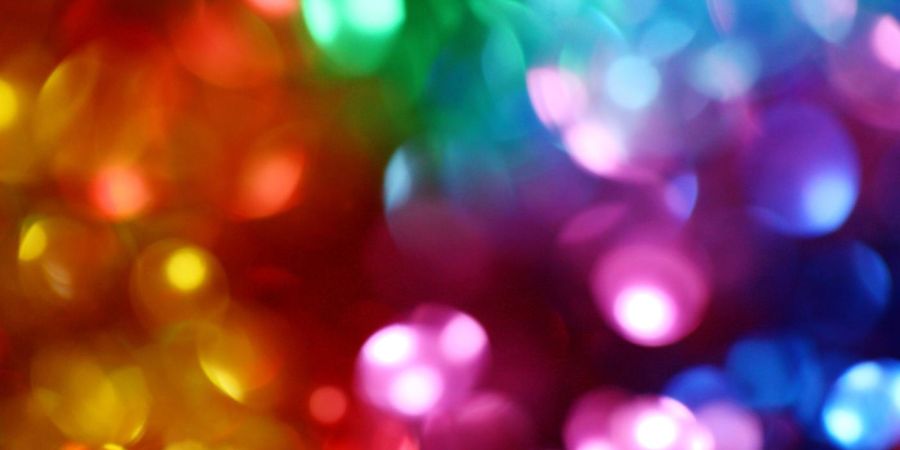 rainbow colors