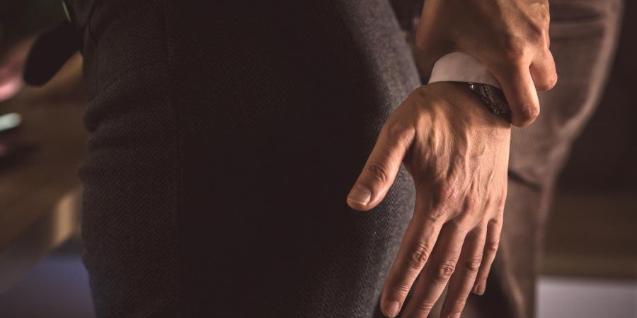 stopping a hand from touching