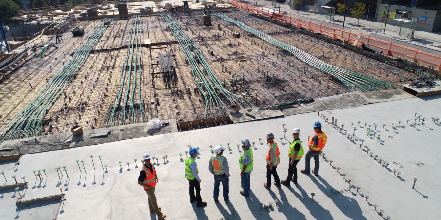 construction crew on project outdoors
