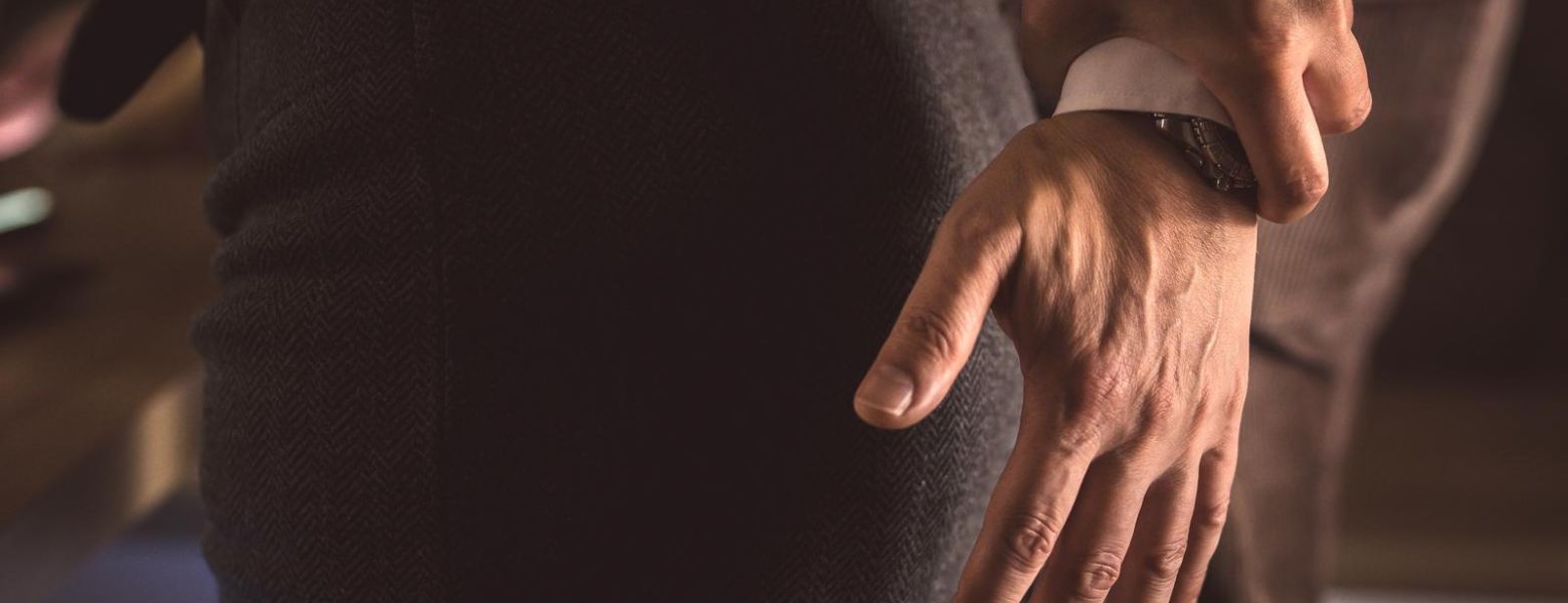 stopping a hand from touching