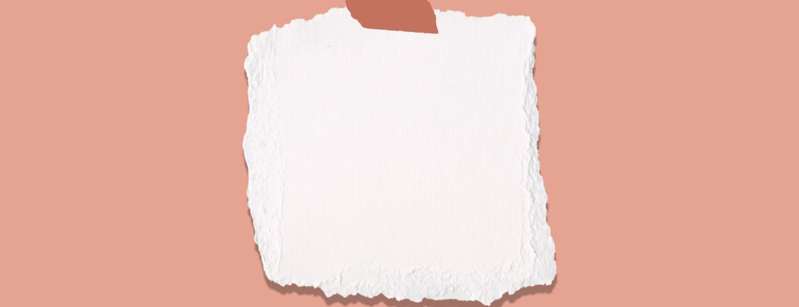 memo note, blank