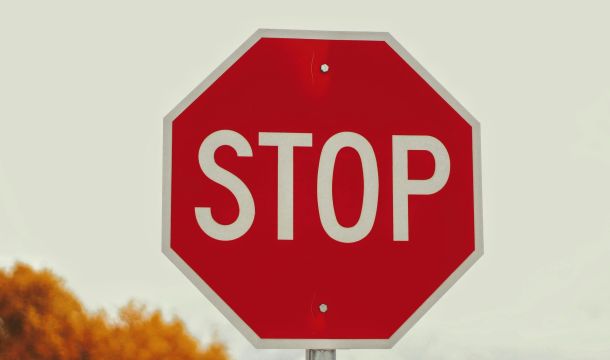 stop sign, outdoors