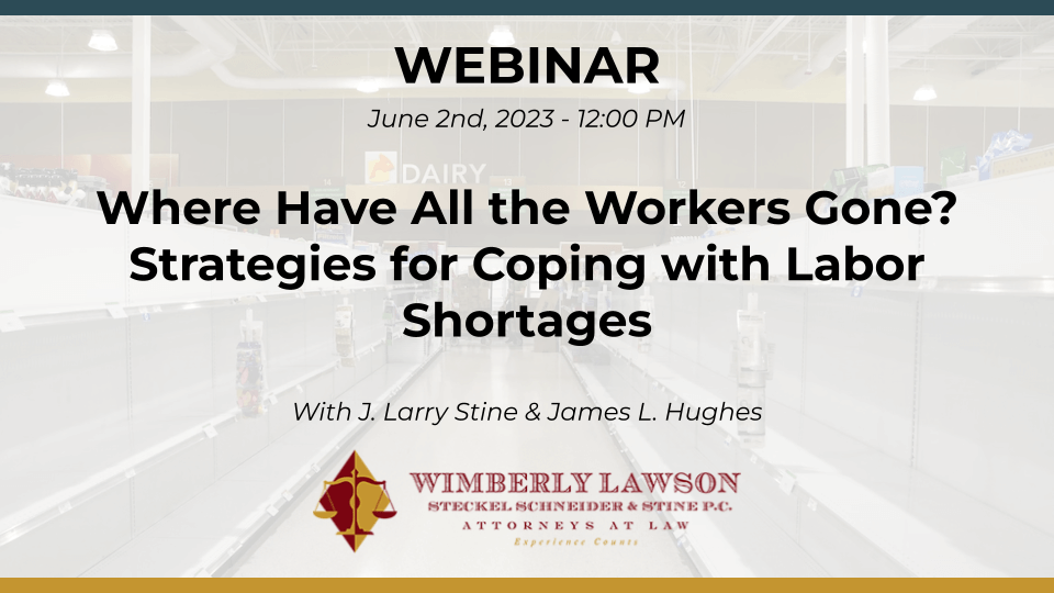 promo graphic for Strategies for Coping with Labor Shortages