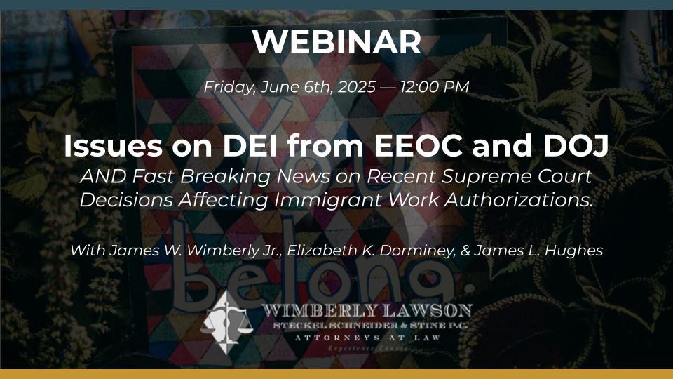 issues on dei promo webinar graphic