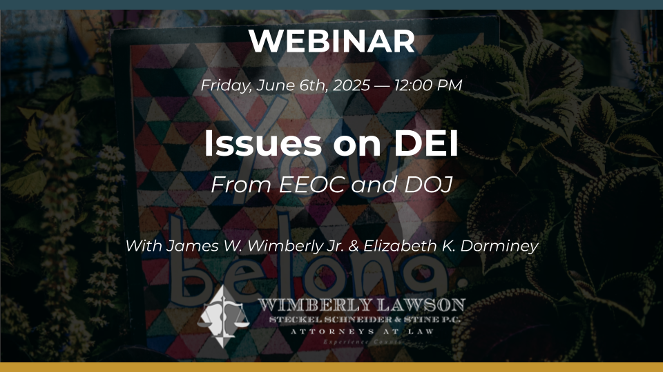 Free Employment Law Webinar