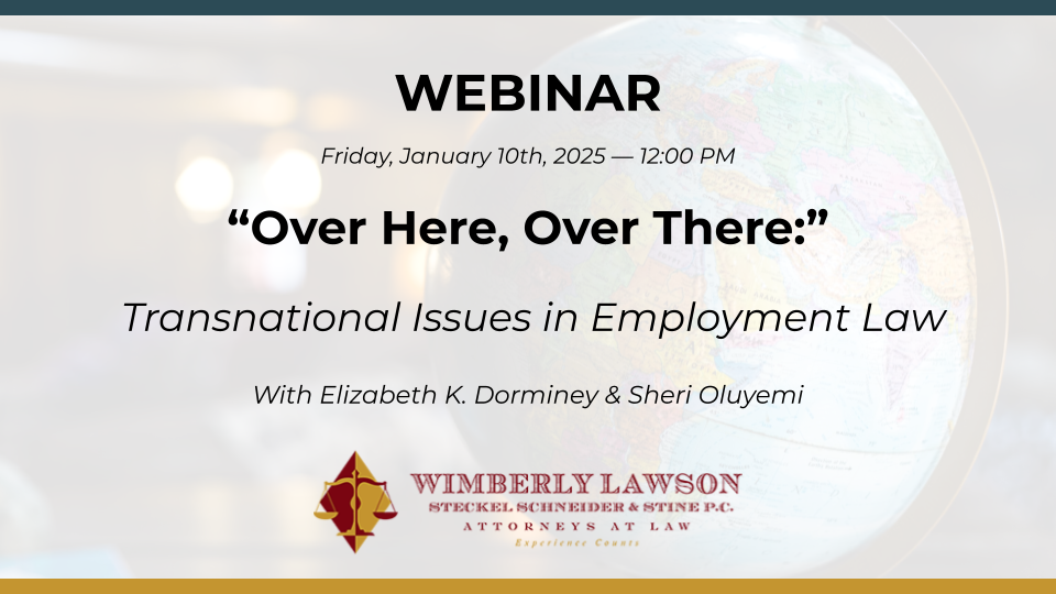 Free Employment Law Webinar