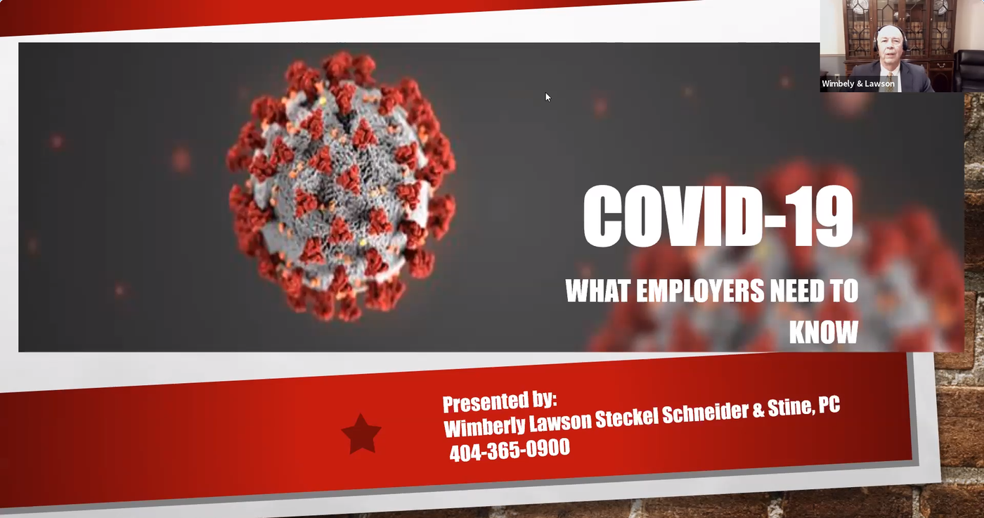 Webinar : Covid-19 What Employers Need to Know - April 1, 2020 2:00 pm