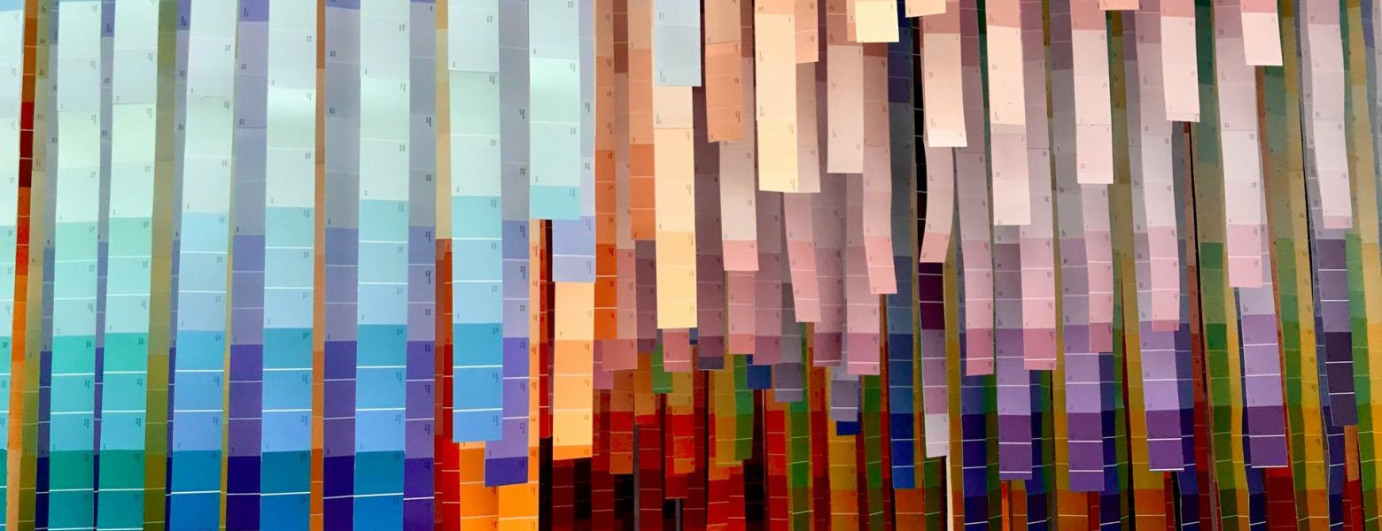 colored paint patterns