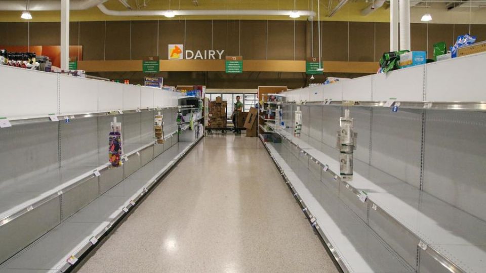 grocery store shortage