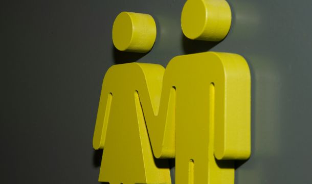 gender neutral bathroom sign