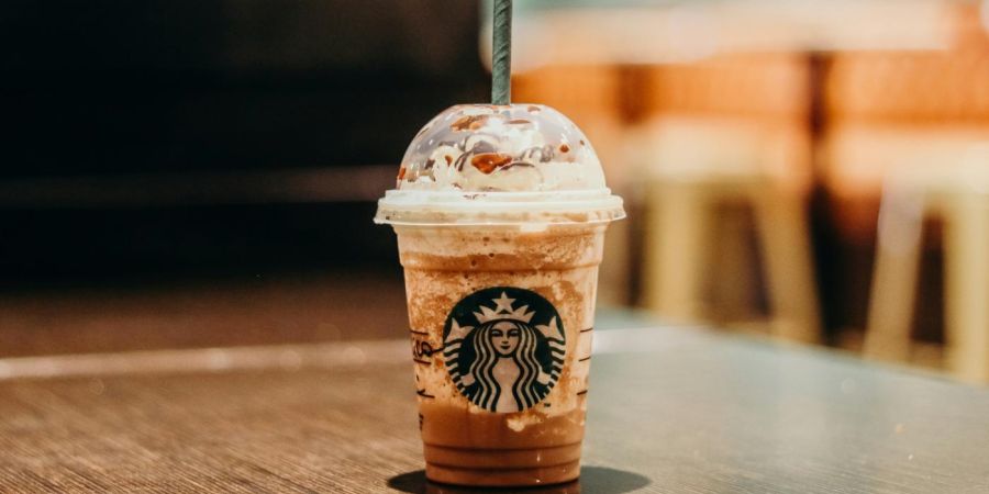 starbucks drink on a table