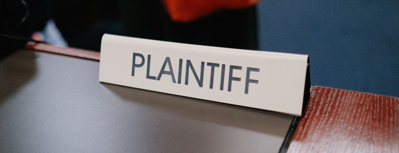 plaintiff sign