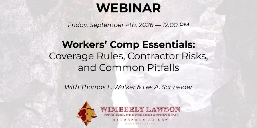 webinar, workers comp promo graphic