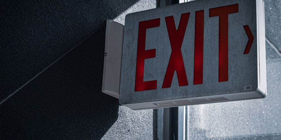 exit sign