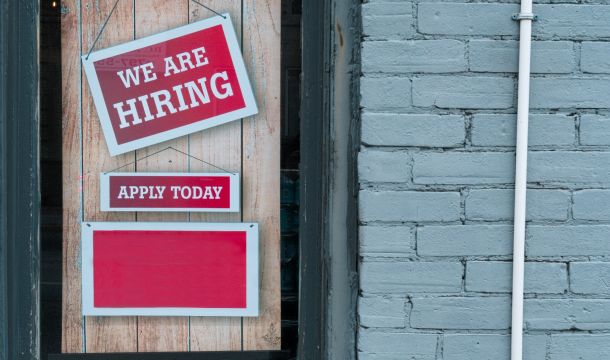 we are hiring sign