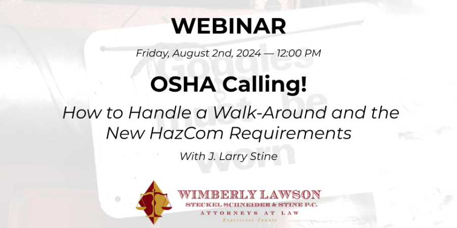 osha calling webinar promo graphic