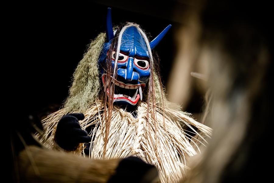 promo graphic, masked character