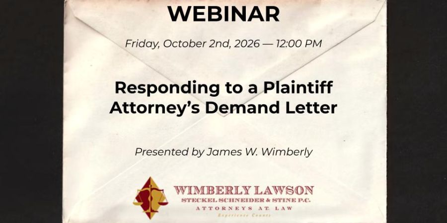 promo graphic, Responding to a Plaintiff Attorney’s Demand Letter