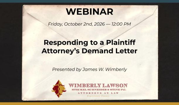 promo graphic, Responding to a Plaintiff Attorney’s Demand Letter