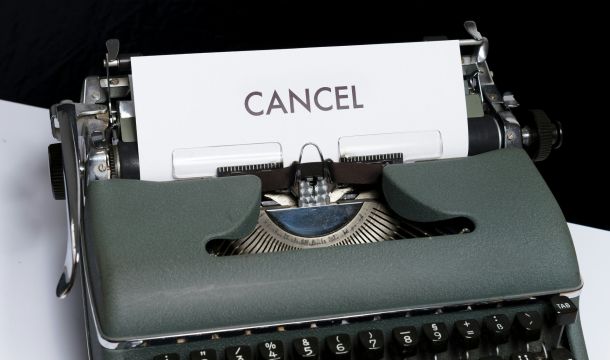 typewriter, cancel
