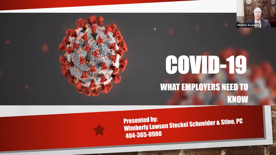 Webinar : Covid-19 What Employers Need to Know - April 1, 2020 2:00 pm