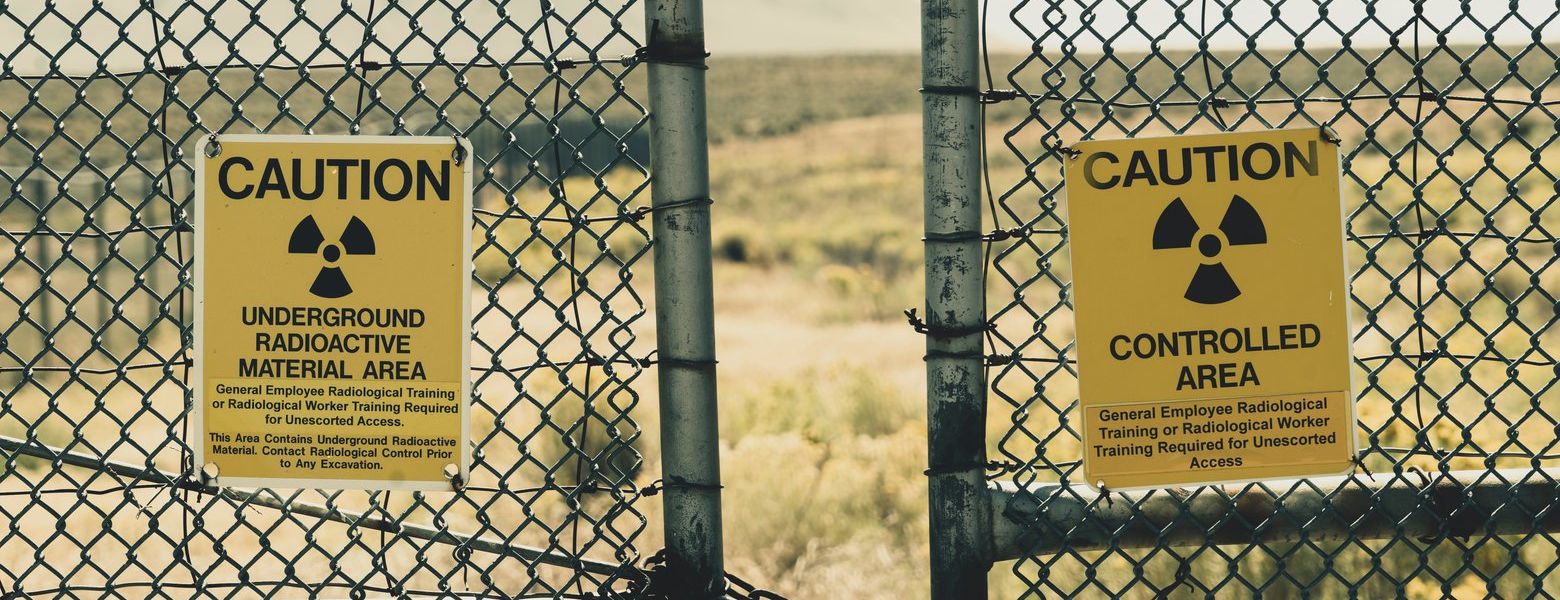 toxic area, fence, outdoors