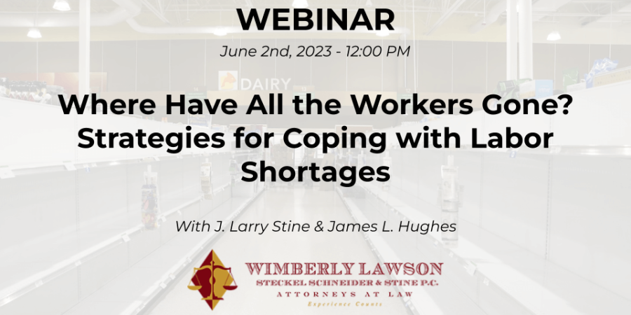 promo graphic for Strategies for Coping with Labor Shortages