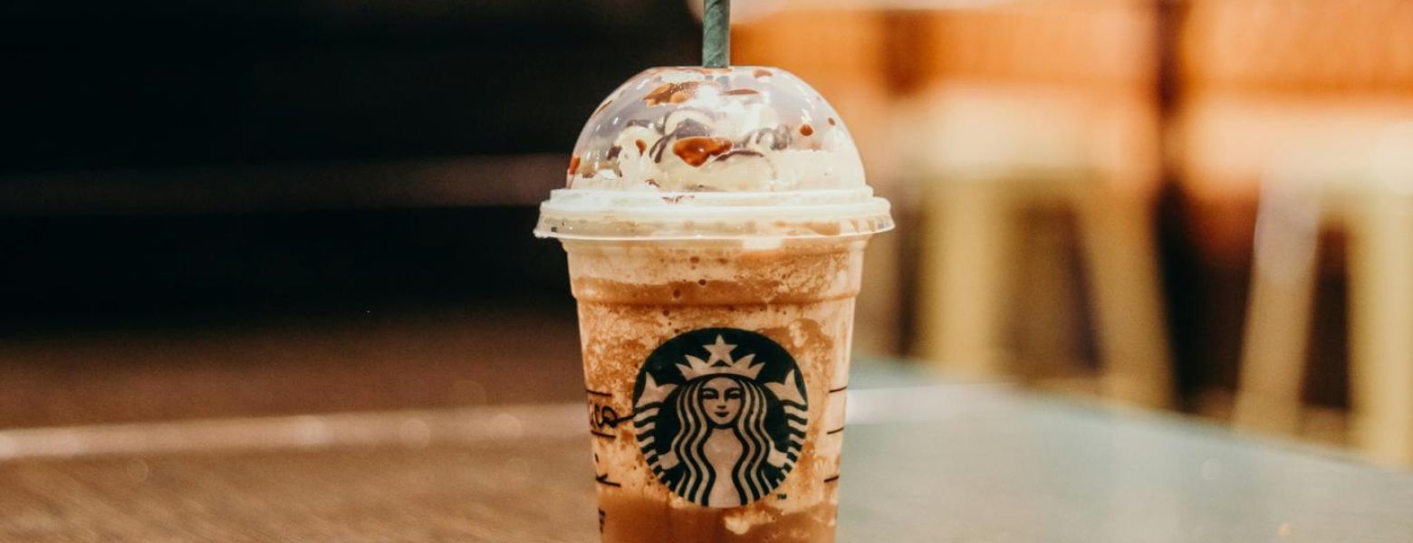 starbucks drink on a table