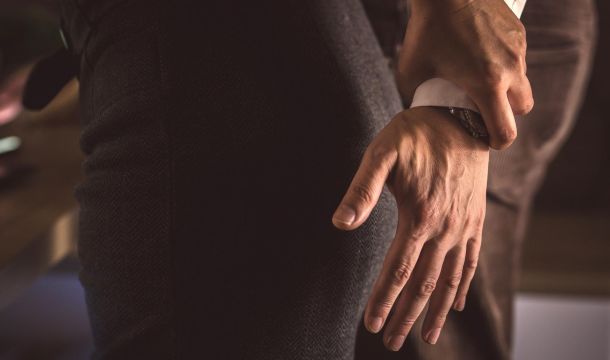 stopping a hand from touching