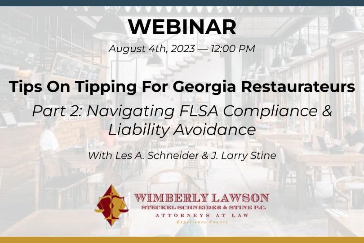 FLSA compliance for restaurants