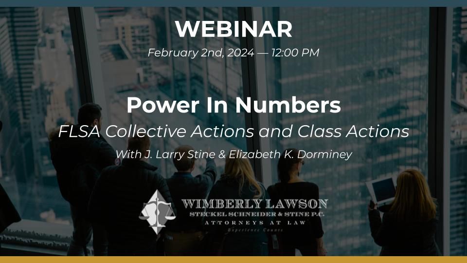 webinar promo graphic, group of people inside a skyscraper looking outside