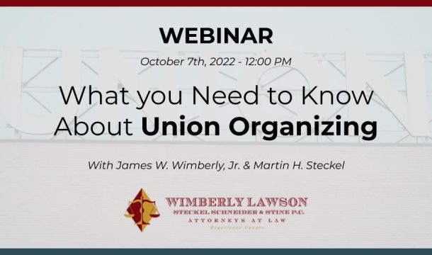 union organizing promo webinar