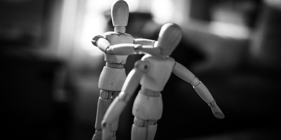 puppet pushing indoors