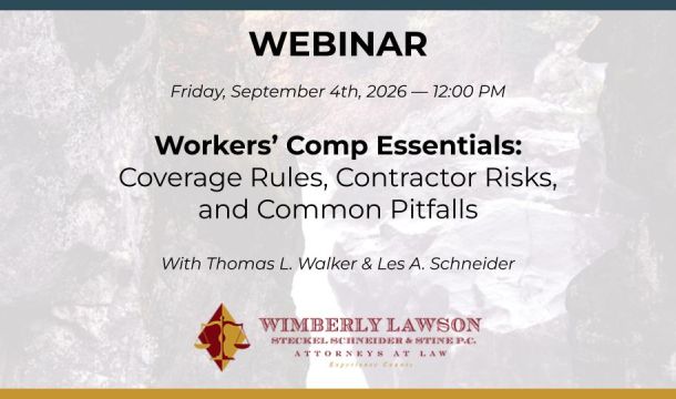 webinar, workers comp promo graphic