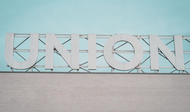 union sign, outside