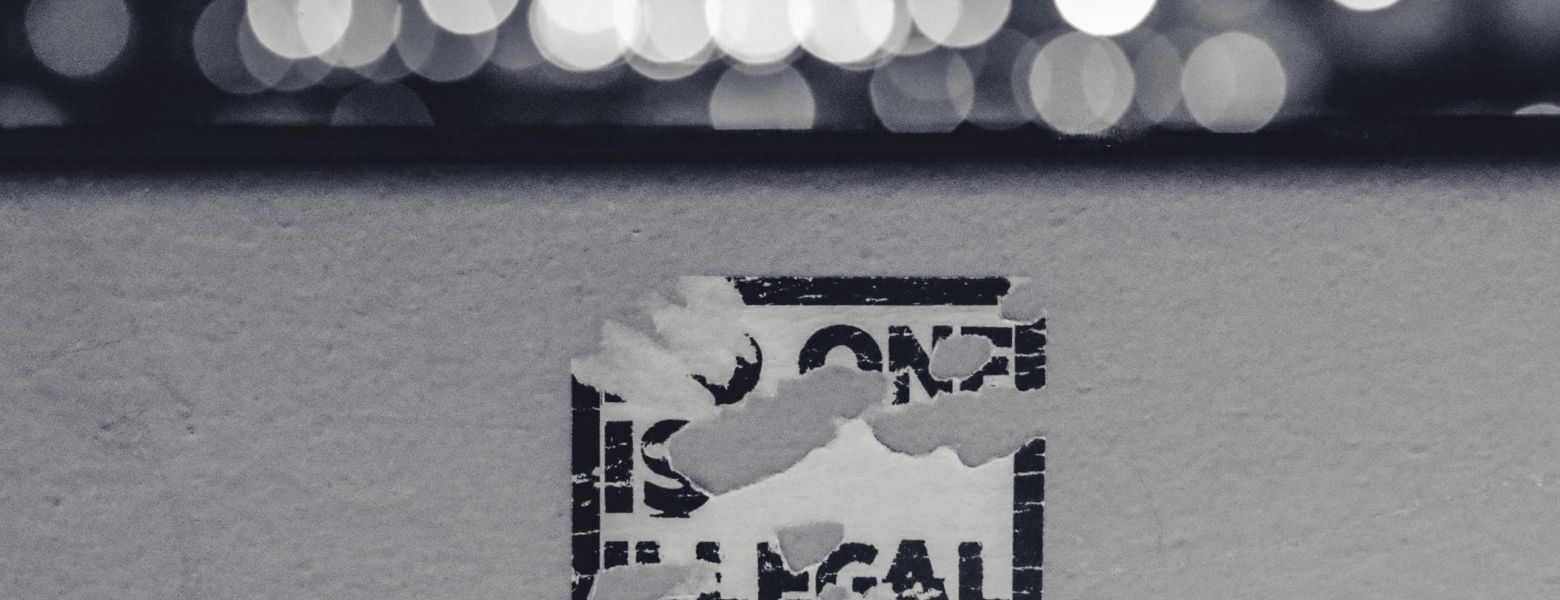 illegal sign, outdoors