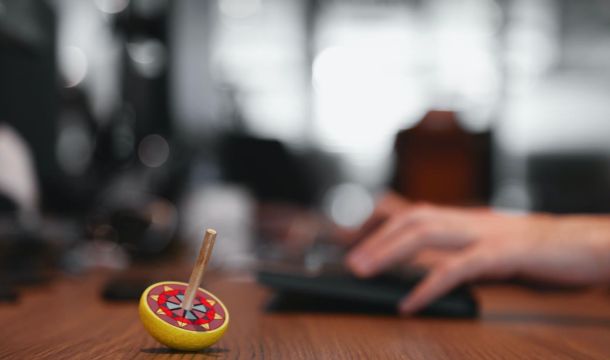 indoor desk working