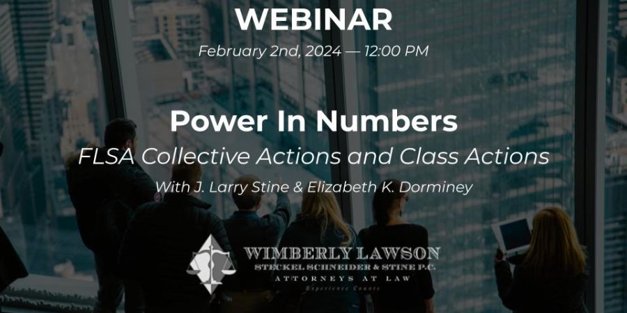 webinar promo graphic, group of people inside a skyscraper looking outside