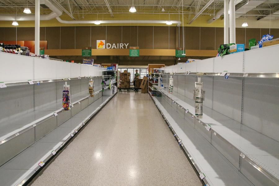 grocery store shortage