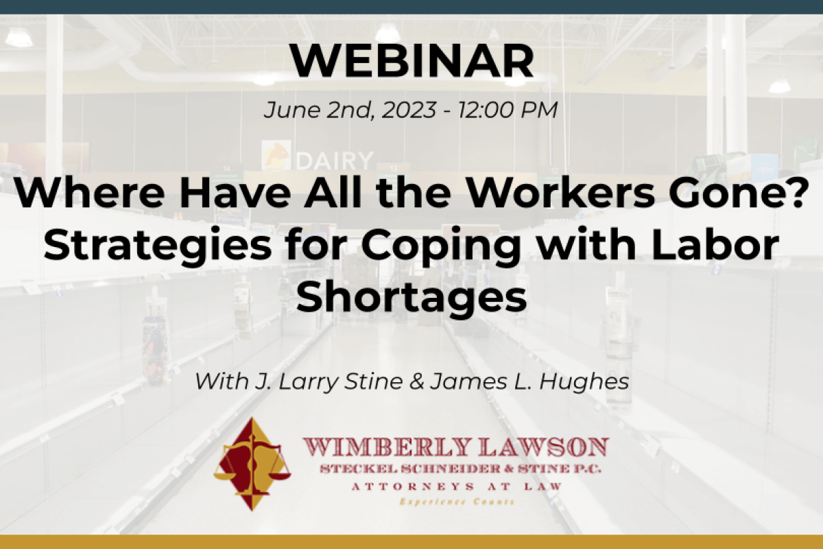 promo graphic for Strategies for Coping with Labor Shortages