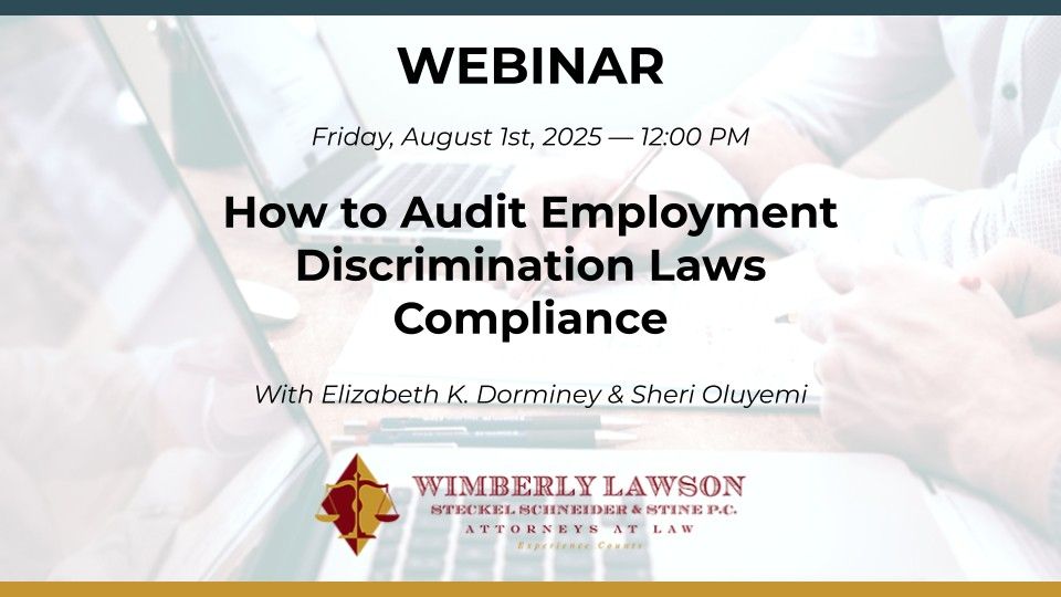 promo graphic, How to Audit Employment Discrimination Laws Compliance