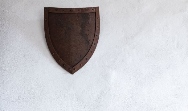shield on the wall