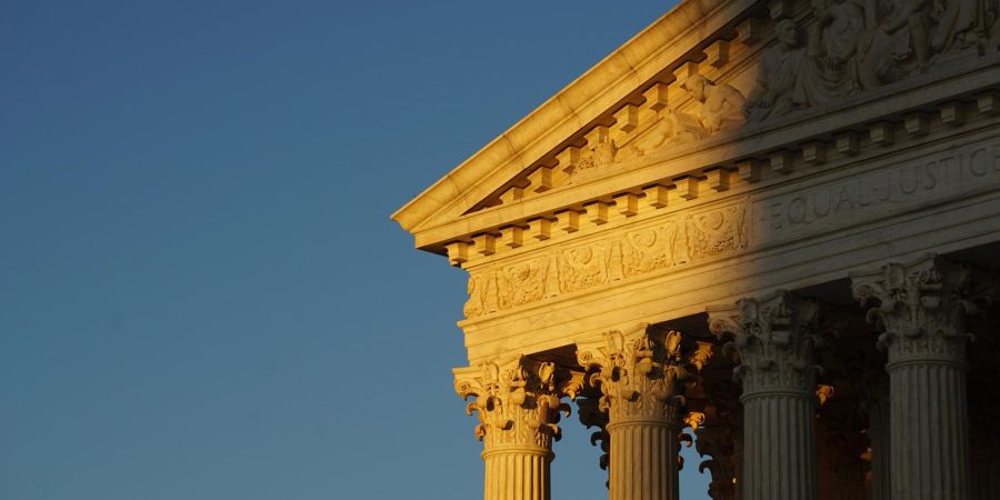 supreme court building, outdoors, blue sky