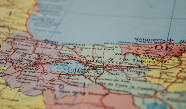 map of venezuela