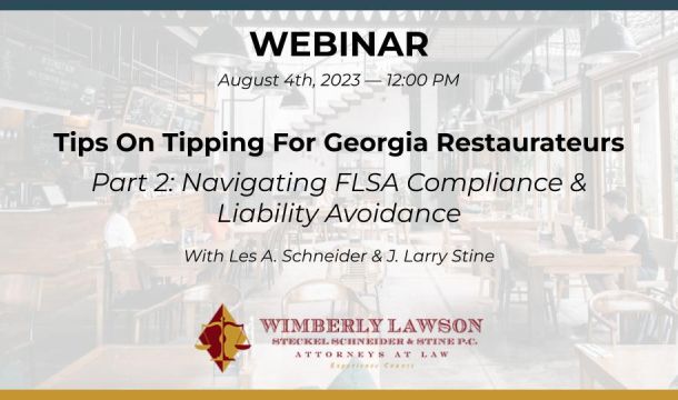 FLSA compliance for restaurants