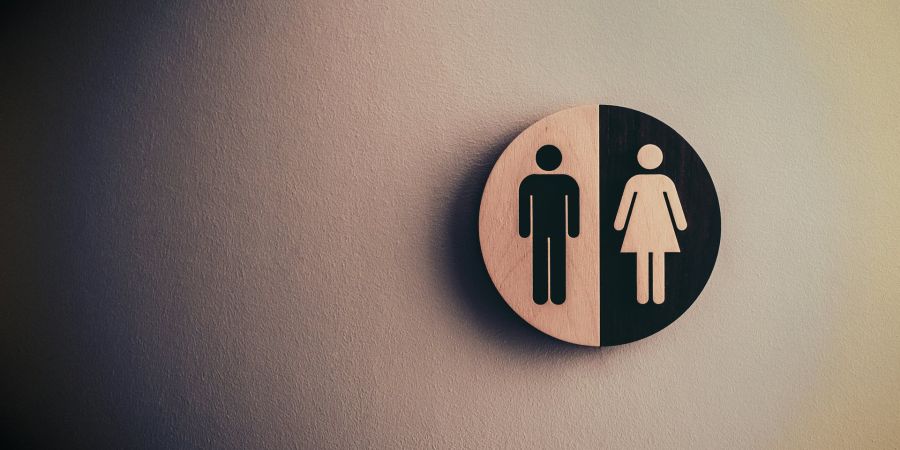 male, femal, bathroom sign