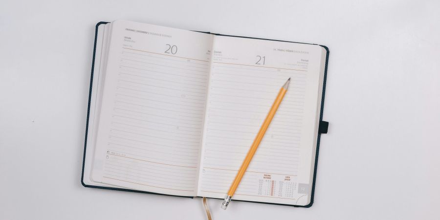 calendar notebook