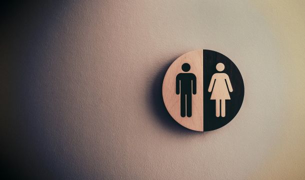 male, femal, bathroom sign