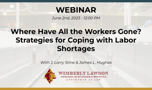 promo graphic for Strategies for Coping with Labor Shortages